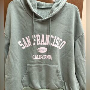Women’s SHEIN Curve Sage Green San Francisco Hoodie Size 3XL